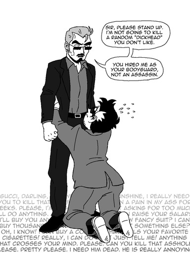 begging
